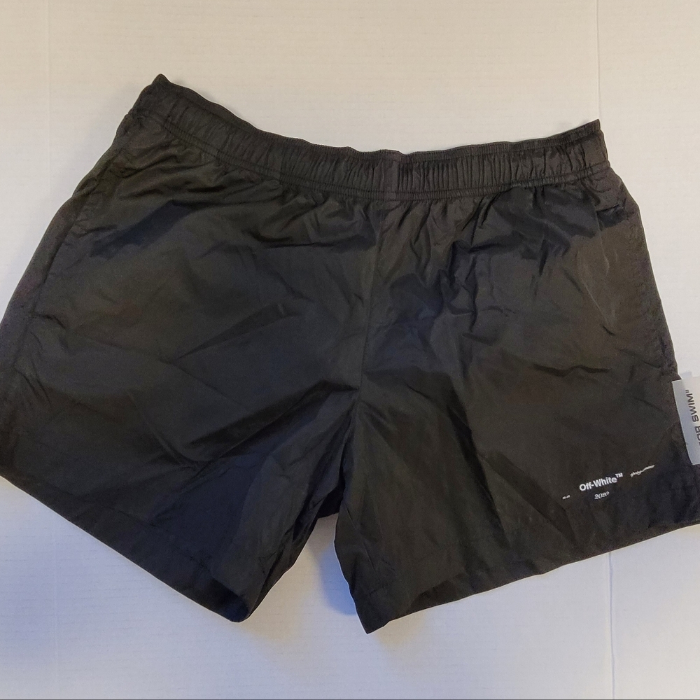 OFF-WHITE LOGO SWIM